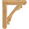 Ekena Millwork Merced Craftsman Rough Sawn Bracket, Western Red Cedar, 6"W x 32"D x 38"H BKT06X32X38MRC04RWR - alternate 4